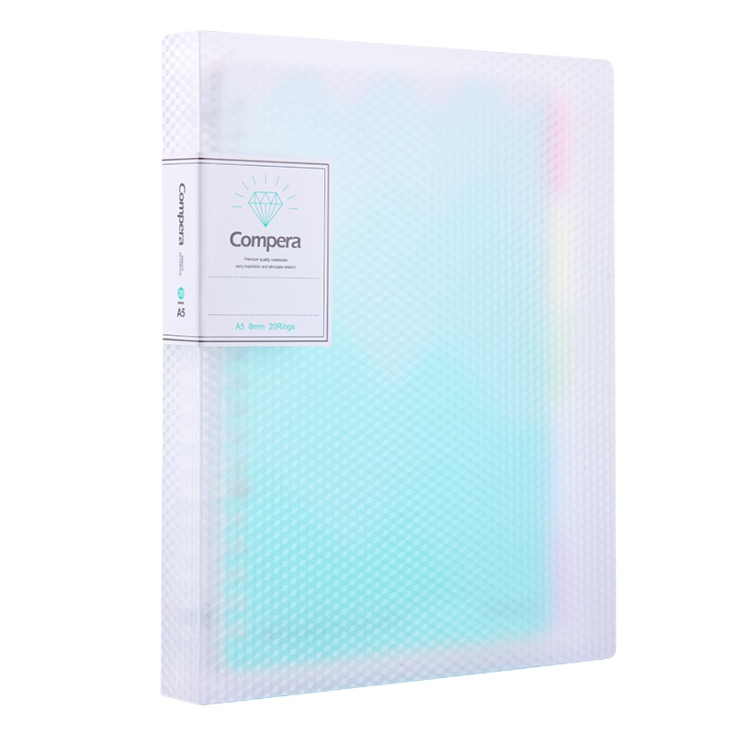 齐心 C7105 Compera 钻石系列 20孔活页夹 A5 50张 日光黄 (单位:个)