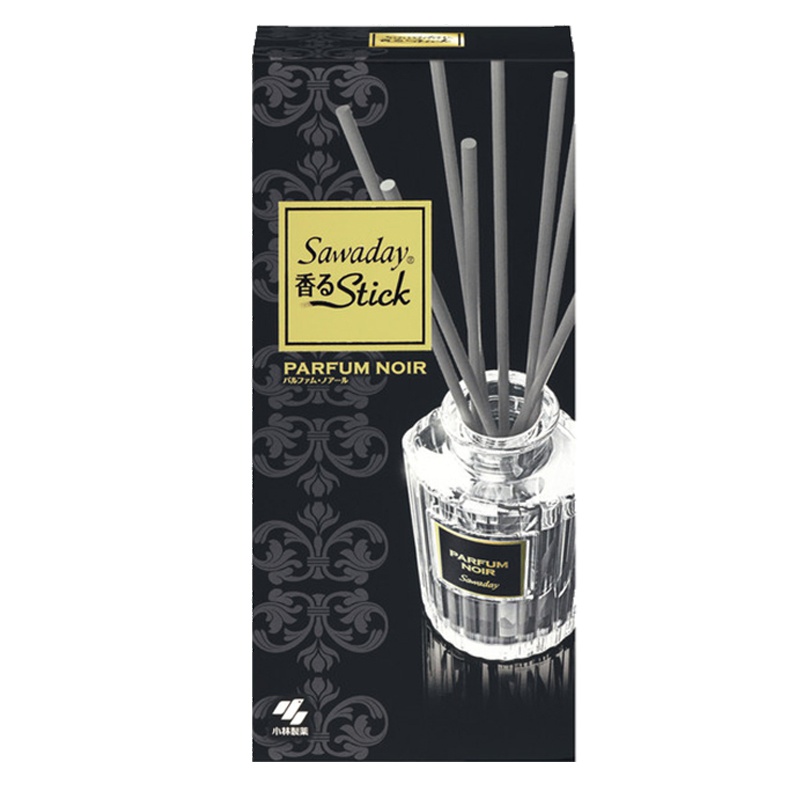 [香味持久]小林制药室内空气清新剂香水0.070L付香水棒香薰瓶男士古龙 黑色神秘香 多功能清洁剂