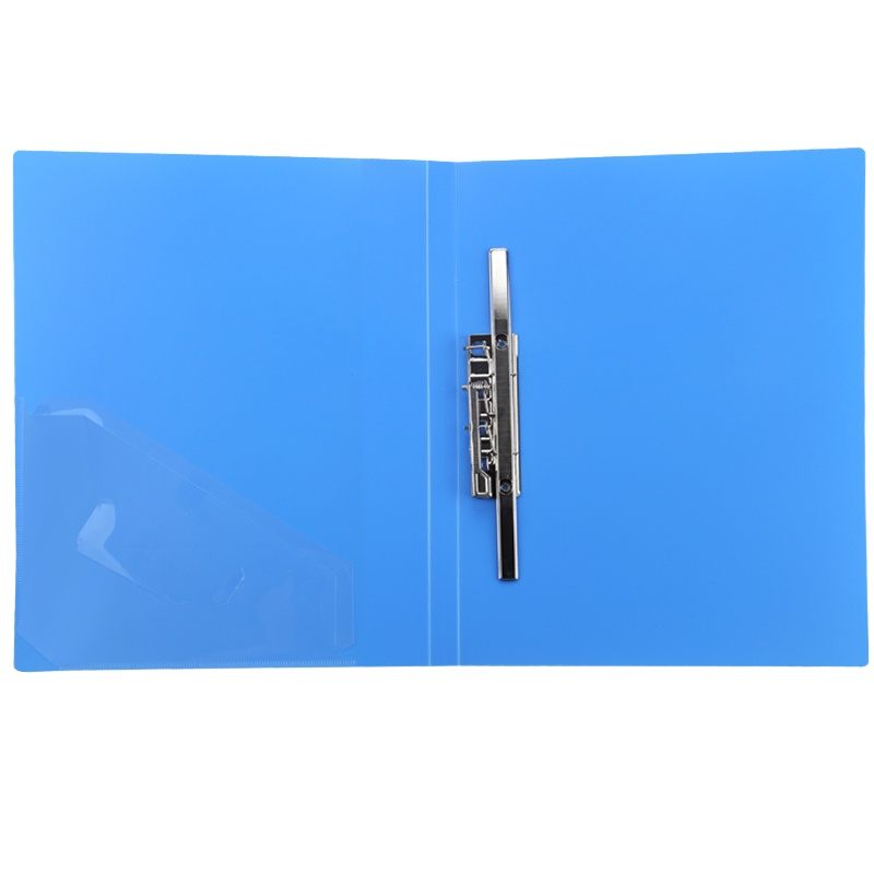 广博 WJ6154 a4文件夹板夹资料夹书夹子试卷夹塑料档案夹 (长押夹+插袋)(单位:个)