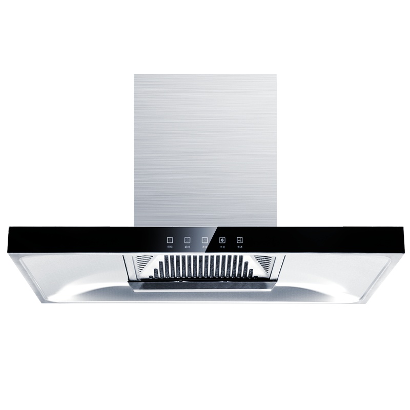 马可波罗(MKBL) 欧式油烟机T型强吸直排大吸力触摸屏抽油烟机易清洁免拆洗家用高效拢烟排油烟机CXW-160-D