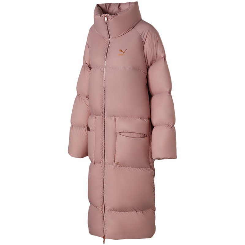 【自营】PUMA彪马女装休闲长款保暖外套羽绒服运动服575018 L 57501805淡粉色