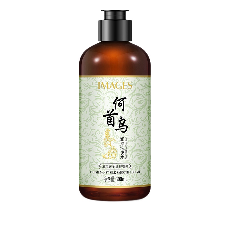 形象美何首乌洗发水300ml润泽补水保湿洗发水温和洁净清爽洗发露润发