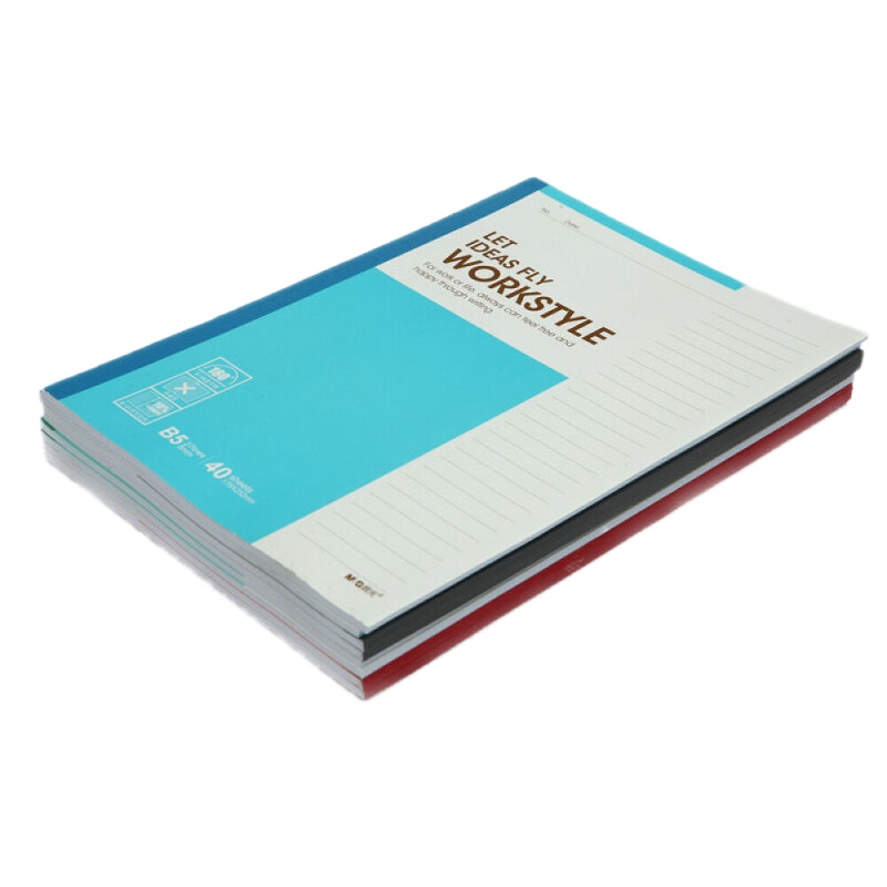 晨光(M&G)办公无线装订本软抄记事本 A5 40页 APYJQ411 10本/组