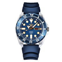 聚新款日本进口seiko精工5号水鬼自动机械镂空运动潜水男表 SRP605J2