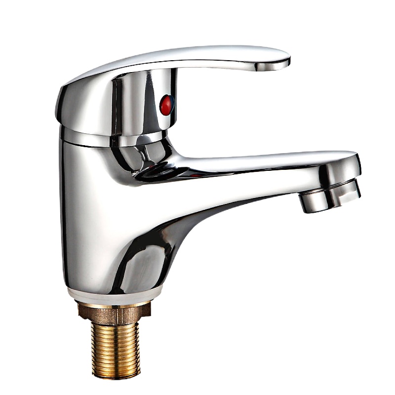 振兴(ZHENXING)牧滨全铜面盆单冷水龙头 陶瓷盆洗手盆单把浴室