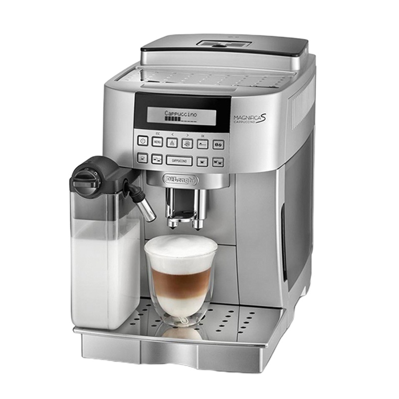 ECAM 22.360.S银 德龙意式全自动不锈钢滴漏式咖啡机商用 豆粉两用