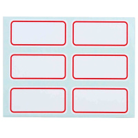 得力 7182 25x53mm 不干胶标签纸 粘性强易书写不干胶标签 办公用品