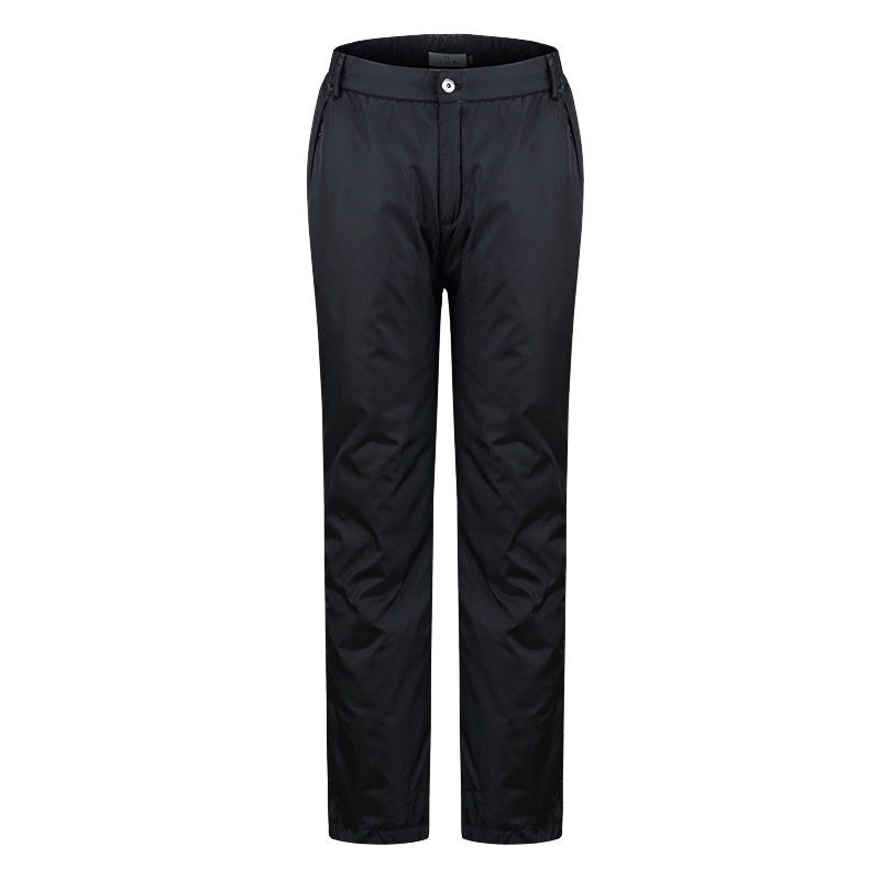 千仞岗中老年羽绒裤男士外穿冬季加厚商务休闲保暖防风长裤子