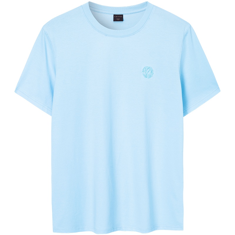 【冰氧酷】才子短袖T恤男士2021年夏季新款透气纯色半袖体恤