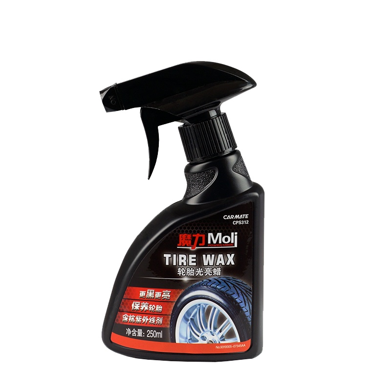 快美特(CARMATE)汽车轮胎光亮蜡轮胎釉轮胎光亮剂清洁剂 防尘防紫外线防老化250ml