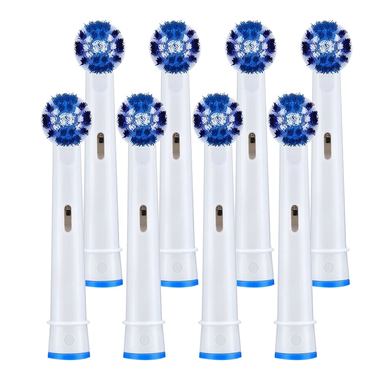 适配博朗欧乐B电动牙刷头,适用D10/D12/D16/P2000/P4000等EB20清洁型刷头 EB20标准清洁型8支