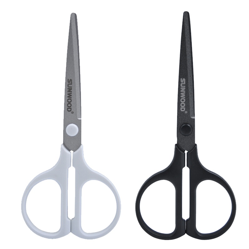 三木(SUNWOOD)特氟龙剪刀小号防粘防锈镀钛剪刀办公家用学生美工剪刀便携家用