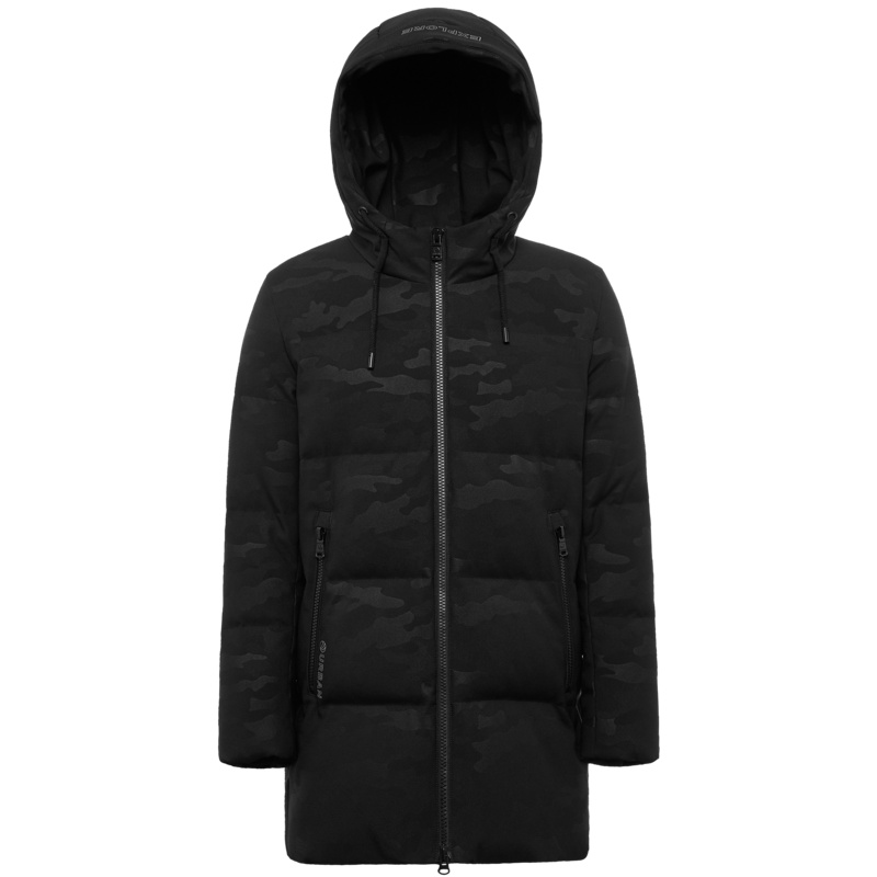 波司登羽绒服中长款男士冬季连帽防寒加厚时尚潮流外套