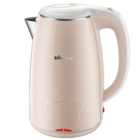 小熊(Bear)电水壶ZDH-P17H1 1.7L双层壶体防烫小型烧水壶加热家用全自动保温一体热水壶苏宁自营