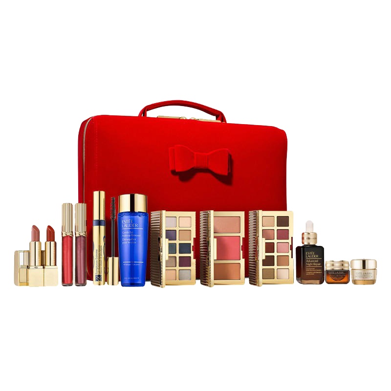 雅诗兰黛2020限量套盒 新年礼物 限定版 美版大礼包13件(含第七代小棕瓶30ml 抗蓝光眼霜15ml 智妍面霜)