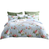 梦洁(MENDALE)家纺 MEE 纯棉印花四件套莫丽丝 花卉床上用品40支全棉活性印染套件绗缝1.8m床1.5m