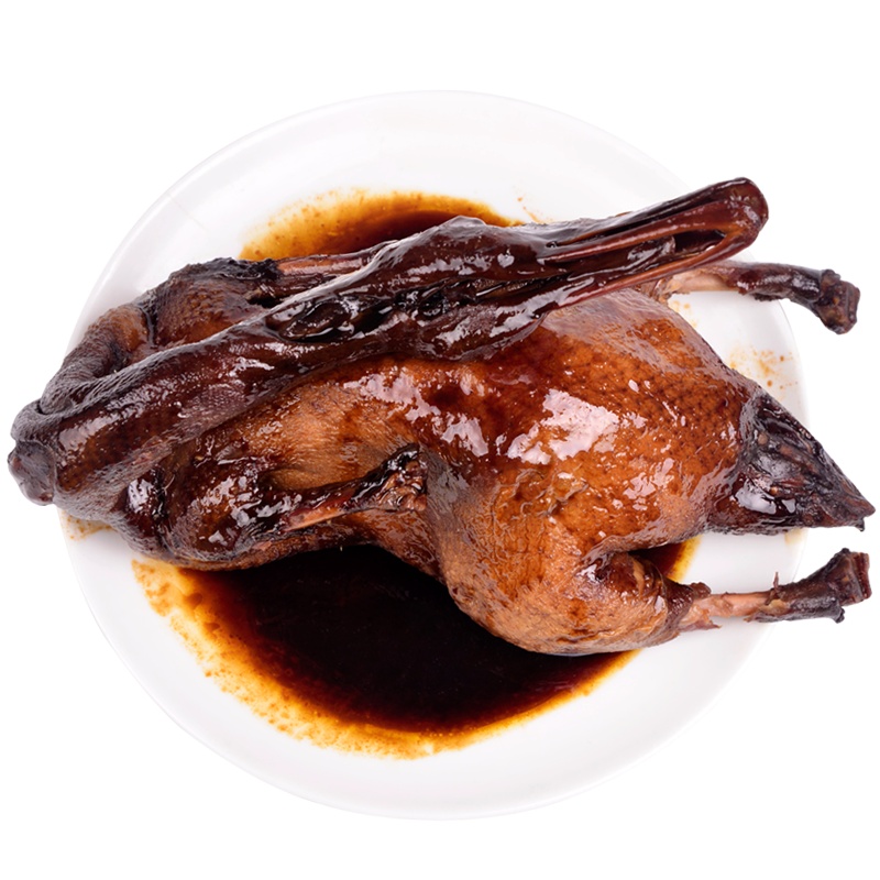 [中华特色]高邮馆 星月菱塘 酱鸭 农家卤味 熟小吃 卤鸭 酱烤鸭 800克整只 香味入骨 卤味熟食 华东