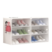 弘拜 简约鞋柜鞋架子 现代多层简易鞋架家用多功能宿舍鞋架子收纳柜塑料置物架