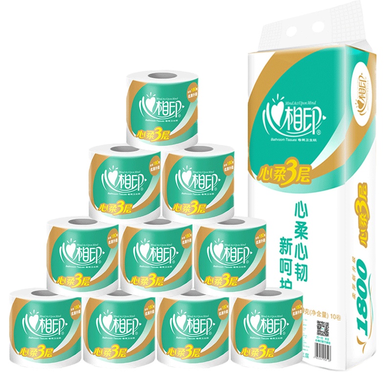 心相印 180g卷纸10卷装 10卷/提 BT810