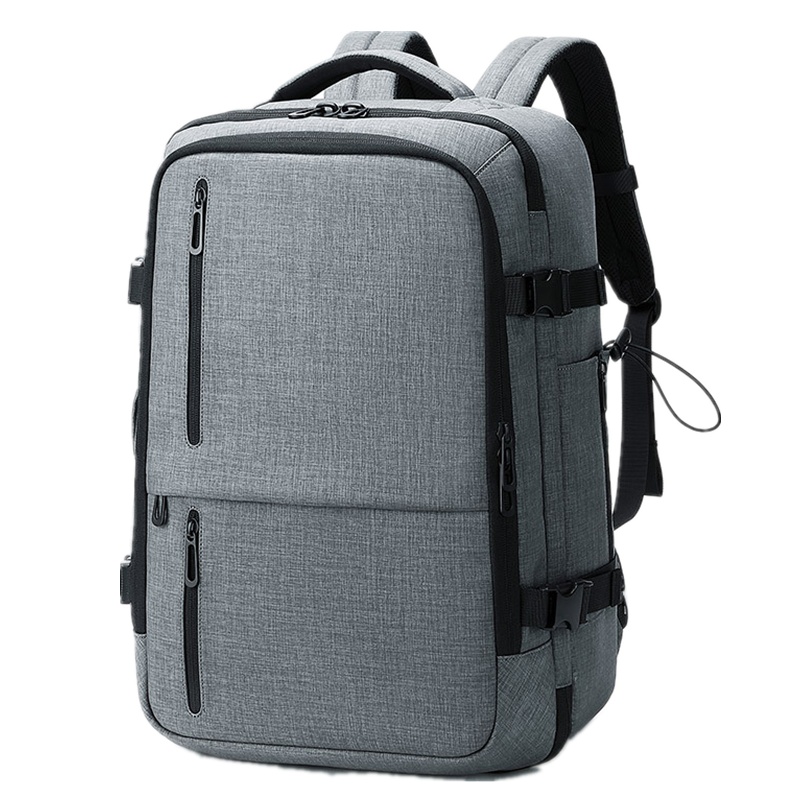 菱格三宅世家(MVO MVO LGSZSJ)新款男士商务双肩包男 电脑包背包牛津纺防水户外 旅行包