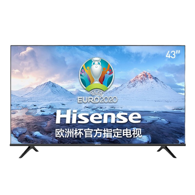 海信(Hisense)43A3F 43英寸 全金属背板 悬浮全面屏 1+8GB平板 家用商用电视机 GD
