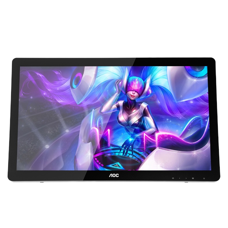 AOC E2472PWUT/BS 23.6英寸HDMI支架可调节 电容触摸商用显示屏