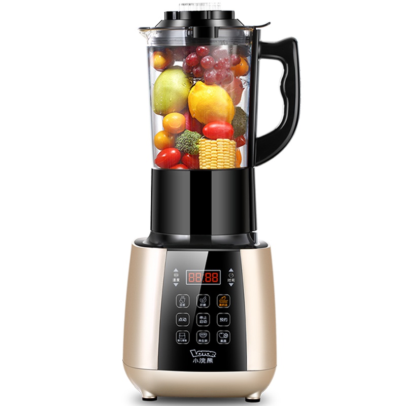 小浣熊(LOTOR)RBM-775破壁机家用加热豆浆机多功能破壁料理机榨汁机搅拌辅食机冰沙机 金色