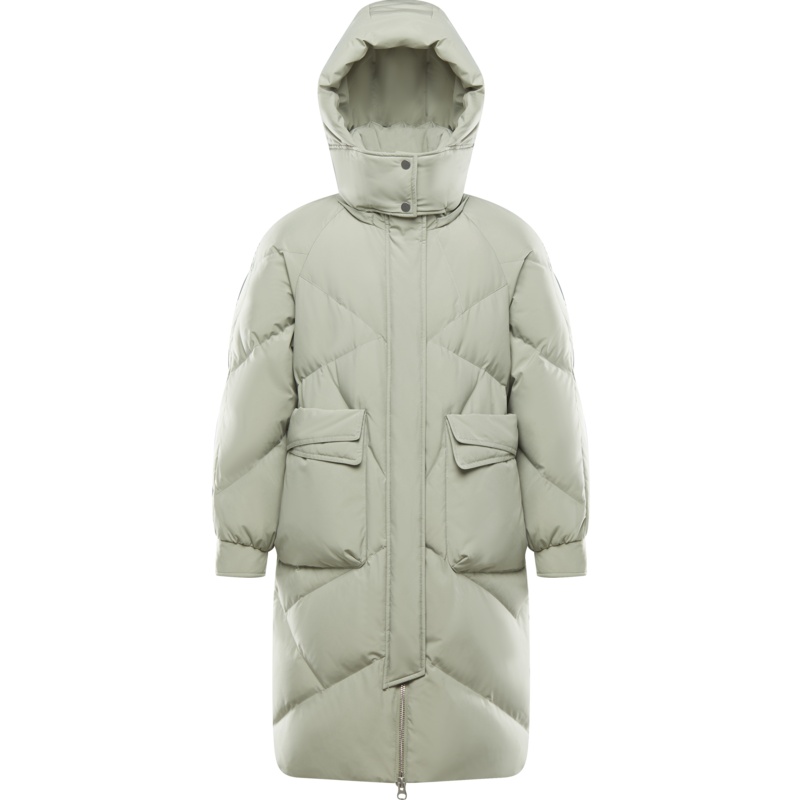 波司登女士莫兰迪色系羽绒服女休闲外套B00145252