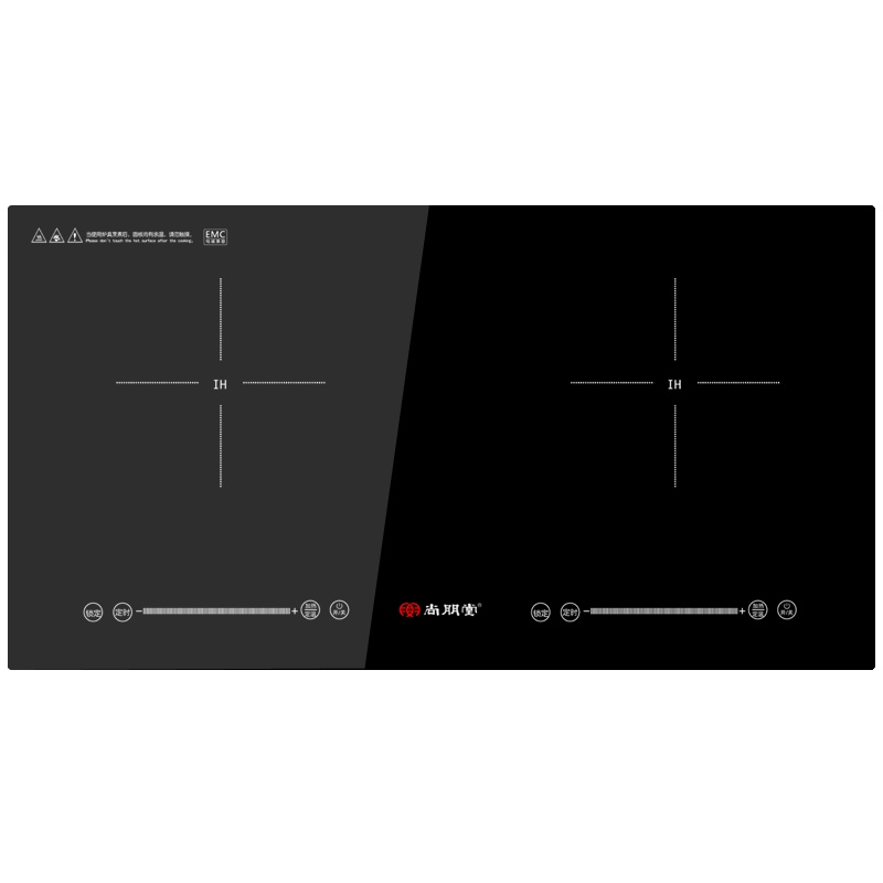 尚朋堂 YS-IC34H81 双头电磁炉 嵌入式家用内镶爆炒大功率集成电磁灶 智能双灶电磁 3400W德国进口IGBT