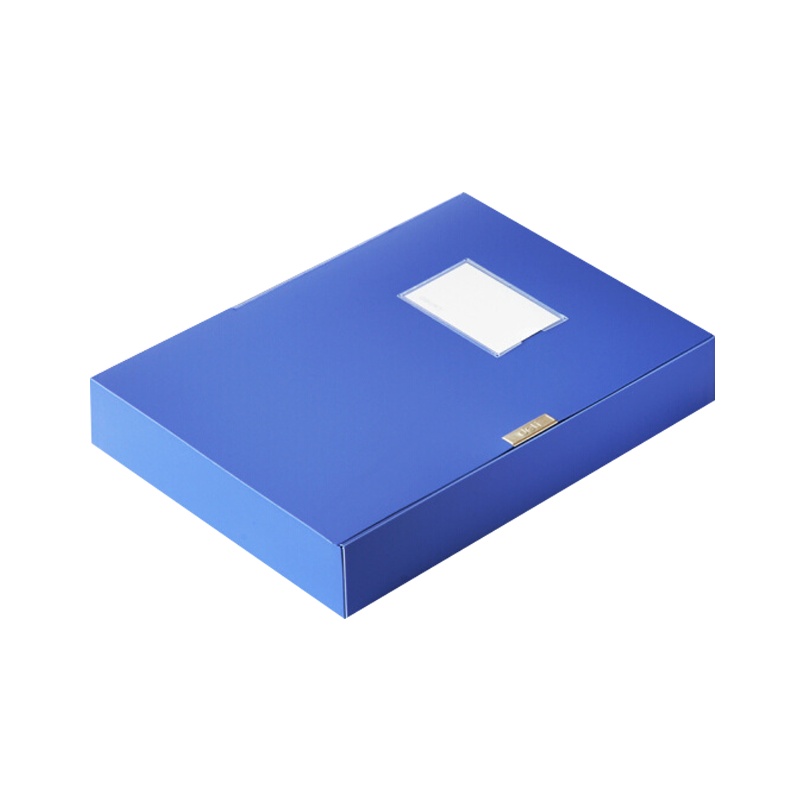 得力5683 档案盒(只)12只 蓝