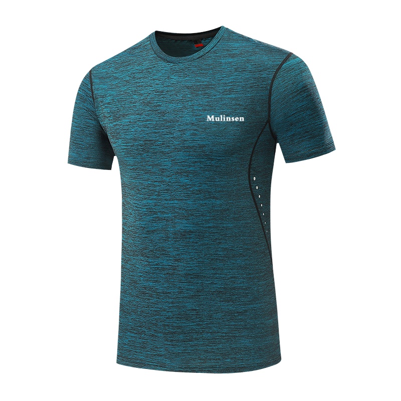 木林森(MULINSEN)男士户外速干衣男运动吸汗冰丝短袖宽松圆领速干T恤