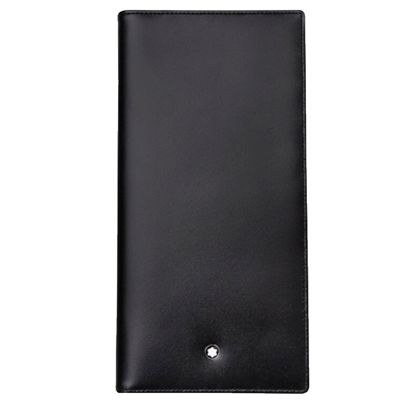 [直营]万宝龙(Montblanc) 大班系列 男士钱包经典牛皮黑色牛皮长款钱包钱夹35790