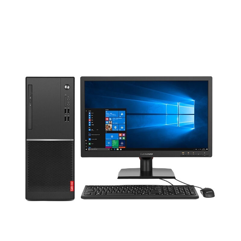 联想M6200R（I3-7100 4G 1T 无光驱/集成/WIN10/B250/PCI/19.5/三年保修）