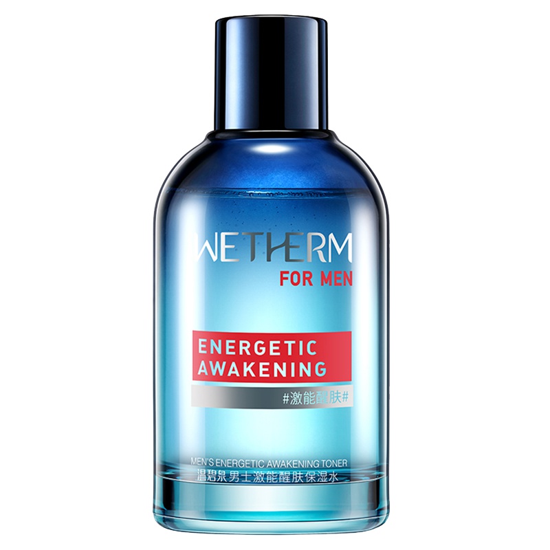 温碧泉WETHERM男士激能醒肤保湿水清爽补水收缩毛孔控油祛痘去粉刺爽肤水男各种肤质