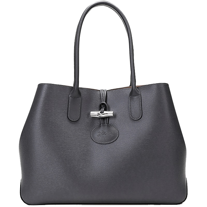 Longchamp 珑骧 女士ROSEAU系列牛皮中号手提单肩包 2686 871