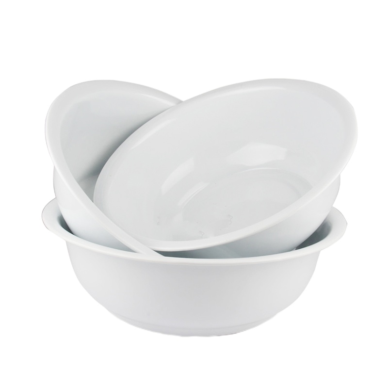 企购优品 老式搪瓷盆老式怀旧大号瓷盆 36cm 纯白色 搪瓷盆