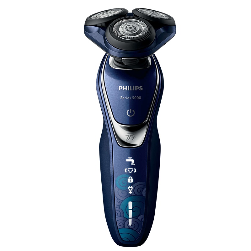 飞利浦(Philips)故宫系列剃须刀 九霄凌云版 全身水洗 三刀头 男士剃须刀电动刮胡刀胡须刀 故宫定制款S5888