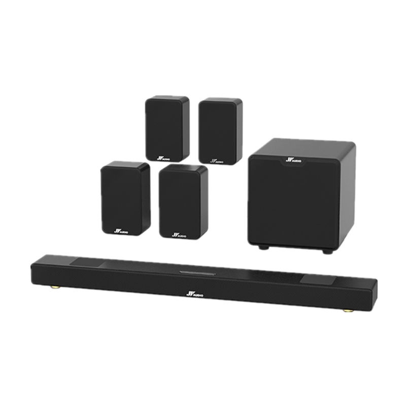 JY AUDIO/万音 A9K+4环绕版 电视音响家用客厅蓝牙音箱万音回音壁7.1家庭影院k歌无线环绕套装