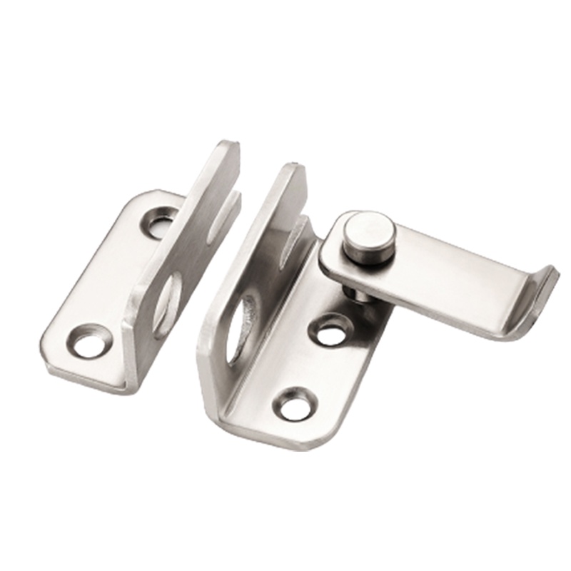 加厚不锈钢阿斯卡利插销防盗安全门栓明装搭扣锁铁门小柜门锁移门挂锁锁扣