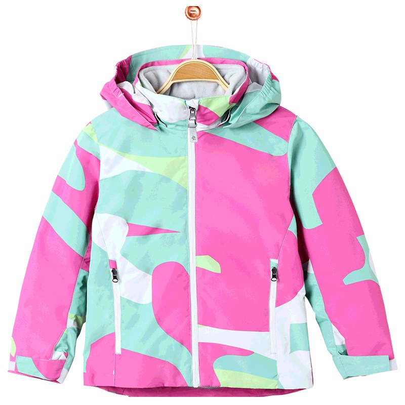 铅笔俱乐部童装2019秋冬新款女童加厚外套中大童拉链外套儿童上衣