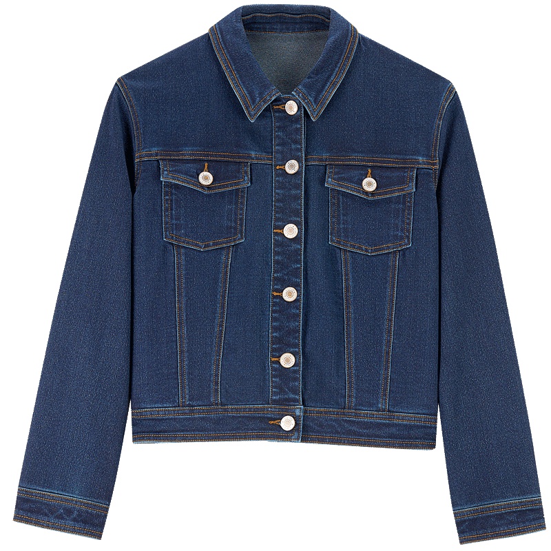 爱居兔春装2019女装时尚牛仔短款外套