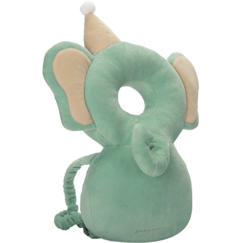 babycare宝宝防摔头部保护垫婴儿防摔护头帽儿童学步防撞头防摔枕 马里纳大象 凉感面 夏季款 5166