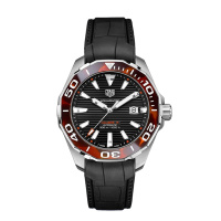 泰格豪雅(TAG Heuer)瑞士手表 竞潜系列夜光潜水自动机械男士手表WAY201N.FT6177