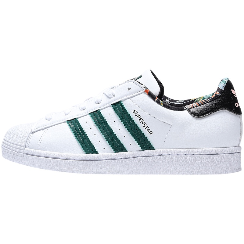 阿迪达斯三叶草女鞋板鞋SUPERSTAR W贝壳头运动休闲鞋FZ3630