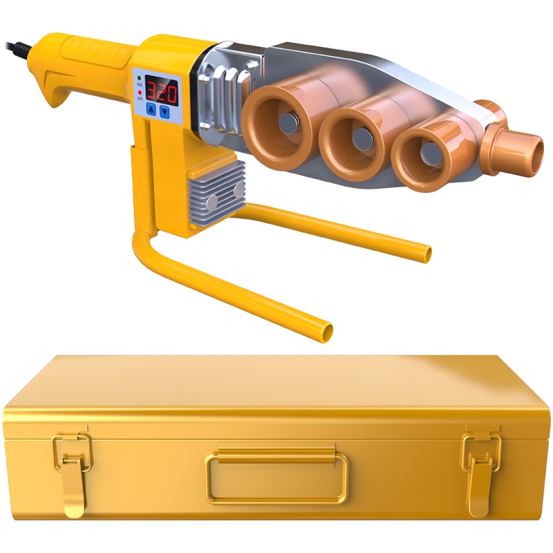 威猛热熔器PPR水管热熔机热容器水电工程焊接机家用模头对接器
