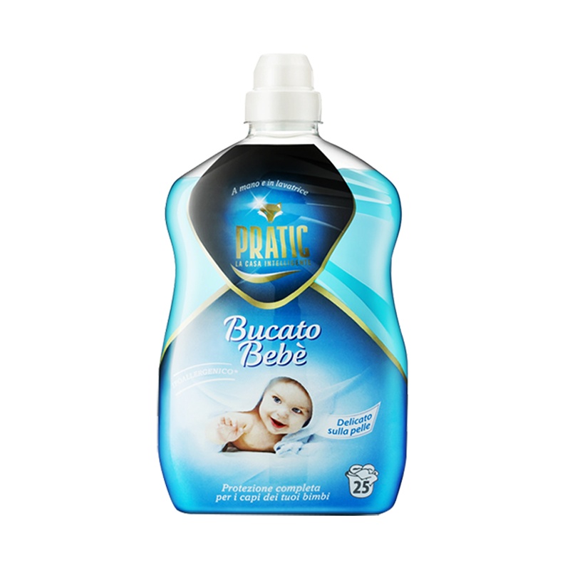 狐狸爸爸PRATIC意大利进口婴儿抑菌洗衣液1.5L 天然小麦蛋白 宝宝儿童专用洗衣液 可手洗