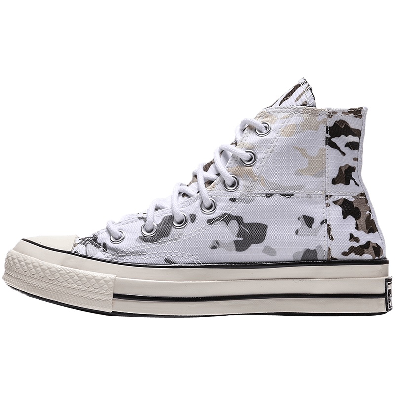 匡威男鞋女鞋帆布鞋1970S迷彩拼接高帮休闲运动鞋165913C