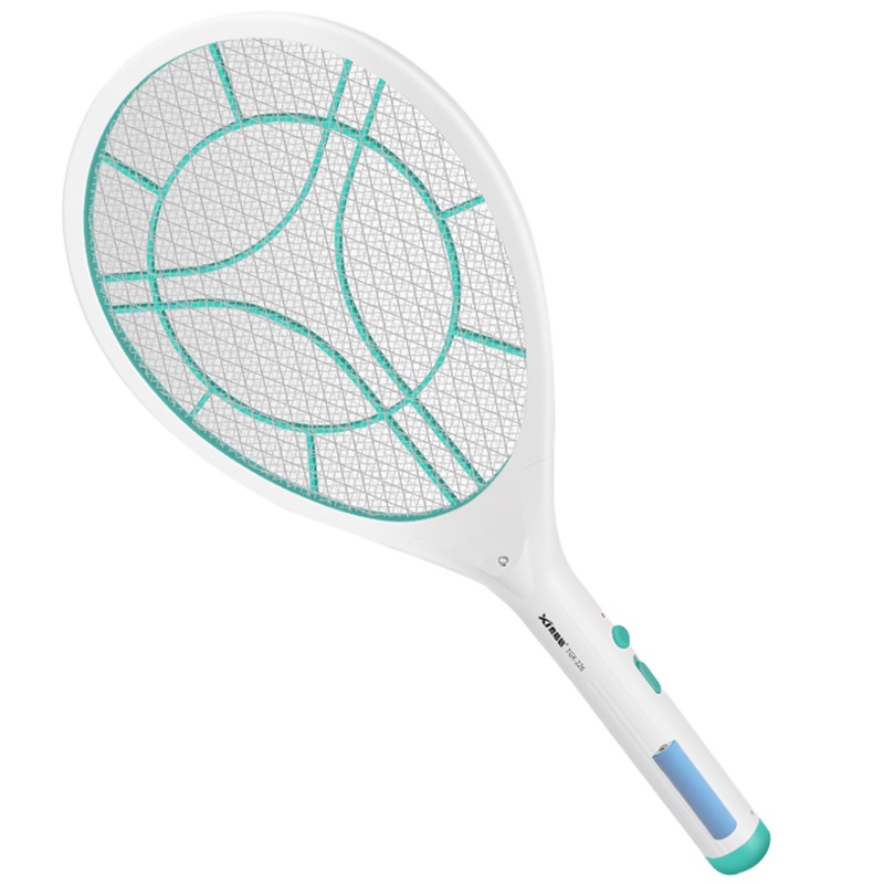 茶花 227 电蚊拍灭蚊拍 USB充电锂电池 颜色随机