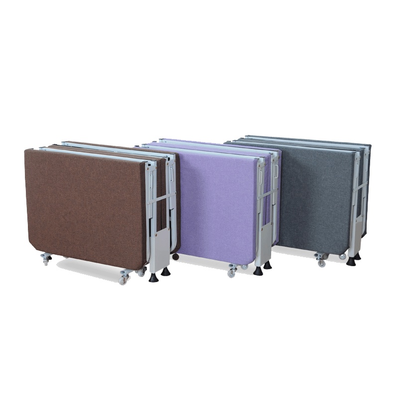 鑫虎威 办公午休床午睡床家用陪护单人折叠床四折海绵木板床