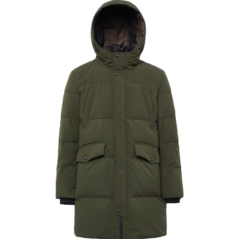 波司登连帽中长款羽绒服男冬季防寒保暖时尚潮外套